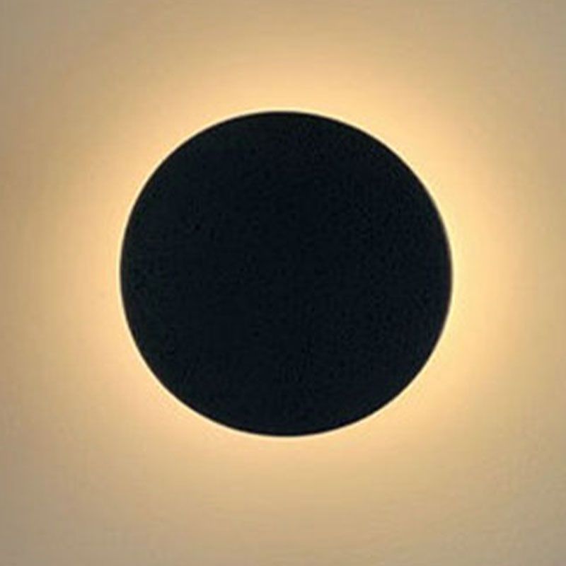 Lampada a parete circolare Moderna lampada montata a parete a 1 luce con tonalità di cemento