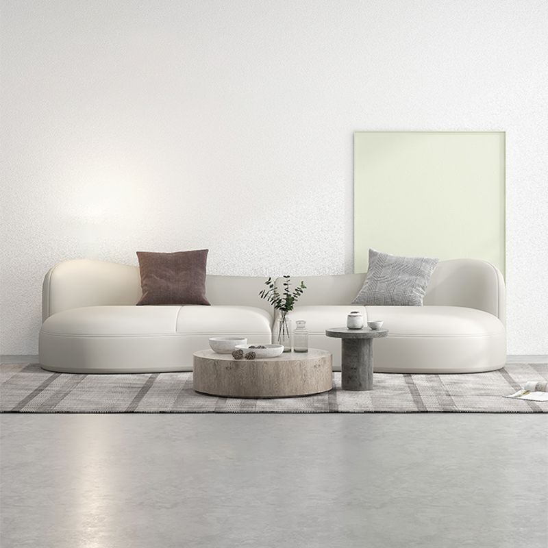Contemporary Coffee Table Set Wooden Round Coffee Cocktail Table