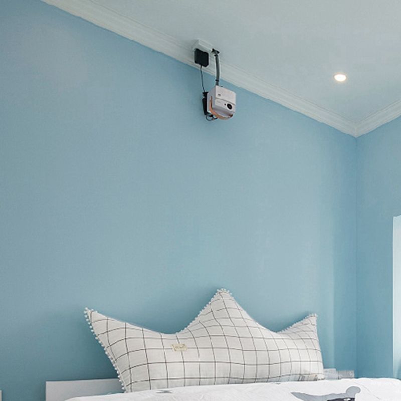 Nordic Wallpaper Roll Solid Color Patterned Non-Pasted Wall Decor, Multi Colored