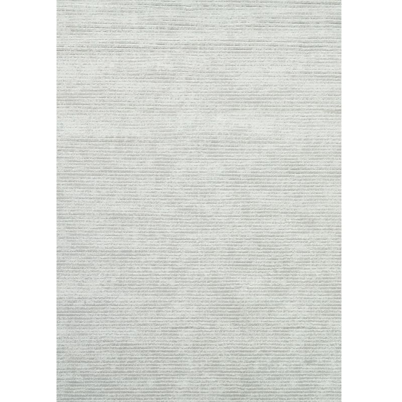 Zone de couleur unie moderne tapis en polyester gris tapis de soins faciles pour la décoration intérieure