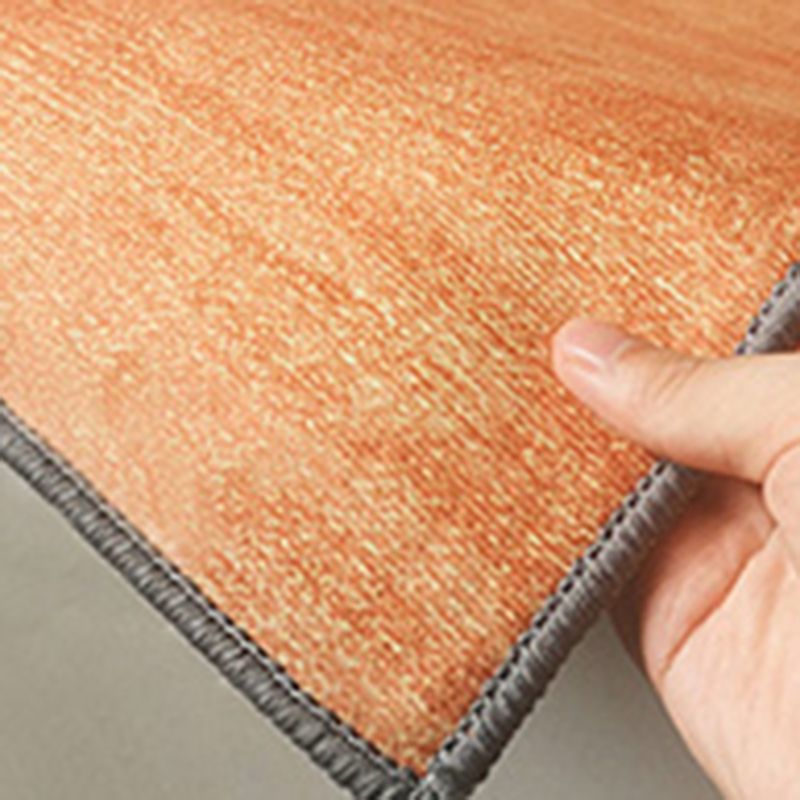 Apricot Tone Home Decor Carpet Nordic Abstract Lines Area Rug Polyester with Non-Slip Backing Rug