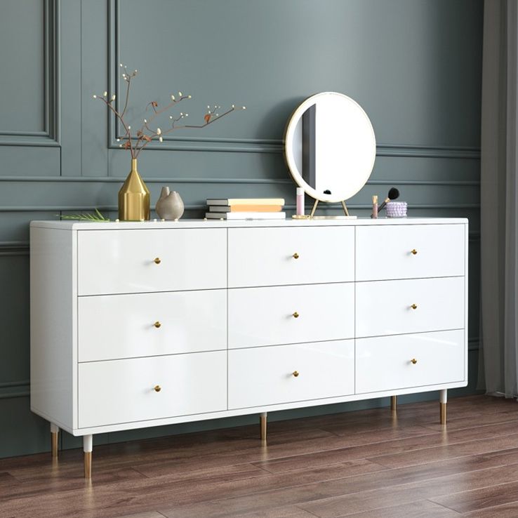 Modern & Contemporary Storage Cabinet Square Chest with Drawer