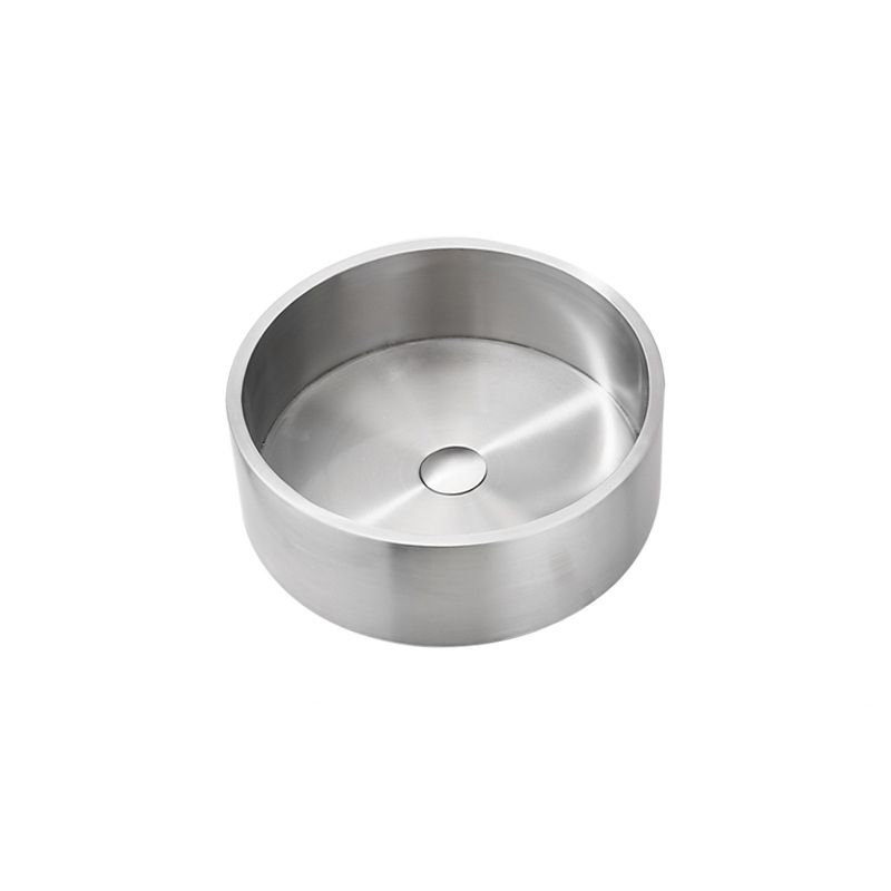 Modern Stainless Steel Wash Stand Round Trough Sink for Bathroom