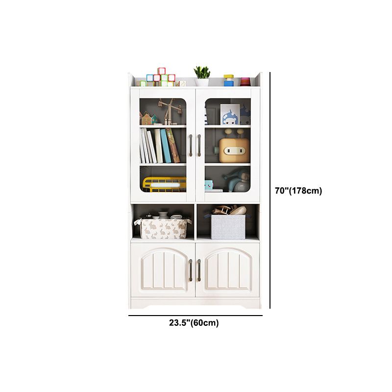 Modern Standard Accent Cabinet with Bar Pulls Doors Water Resistant Cabinet