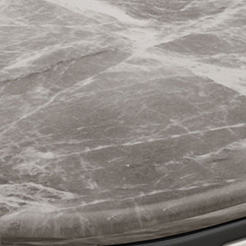 2 Pieces Stone Coffee Table Square Frame Cocktail Table Set with Storage