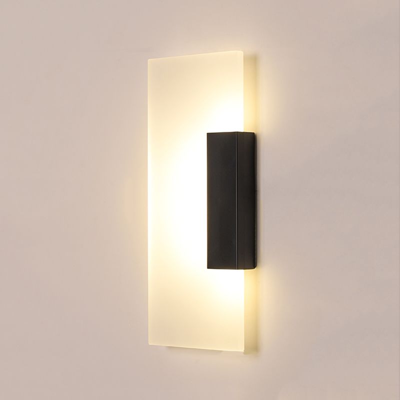 Geometry Shape Metal Wall Light Modern Style 1 Light Wall Mount Lamp