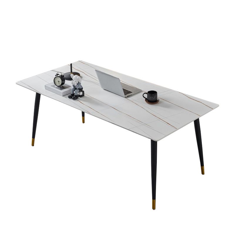Sintered Stone Home Dining Table Industrial Rectangle Dining Room Table