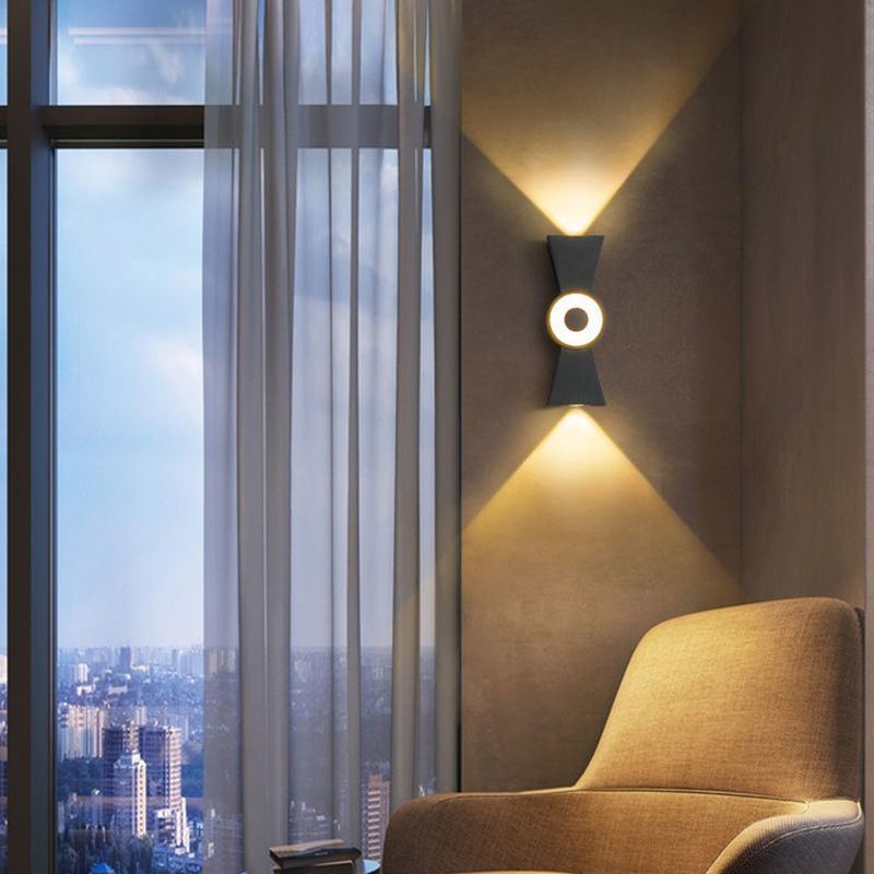 Chinese Knot Shaped Creative LED Wall Lamp Modern Simplicity Style Ambiance Decorative Wall Sconce for Courtyard Aisle