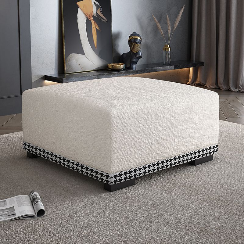 Rectangular Contemporary Ottoman Bedroom Foot Stool without Legs