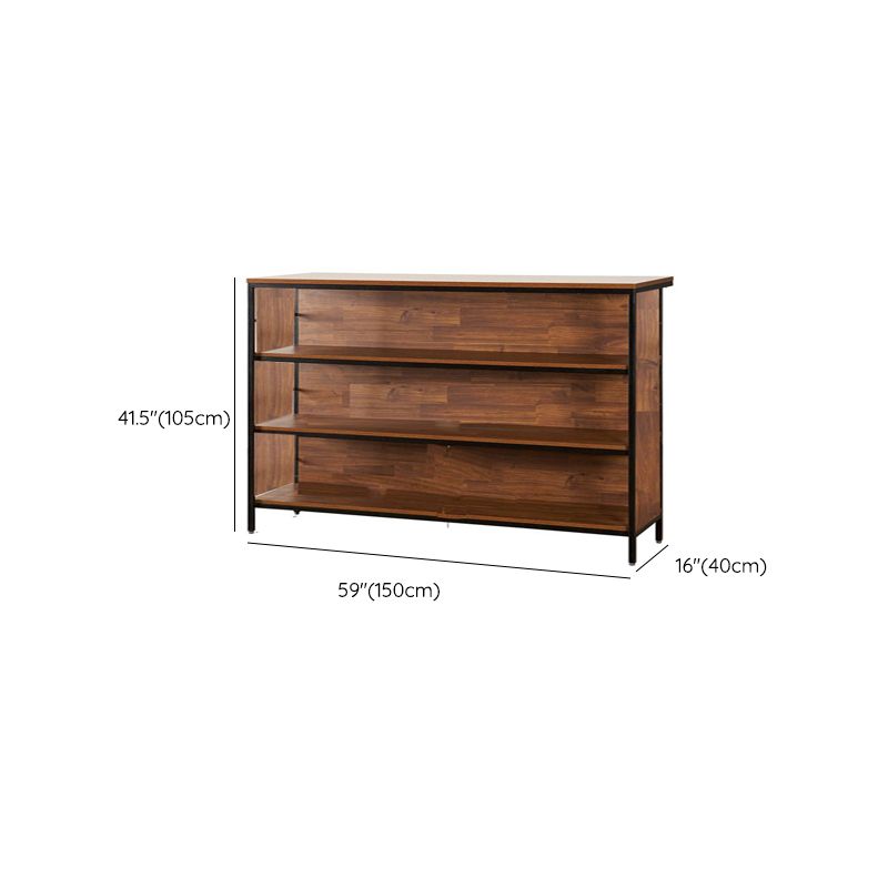 Contemporary Style Wood Rectangle Bar Stool Table for Living Room