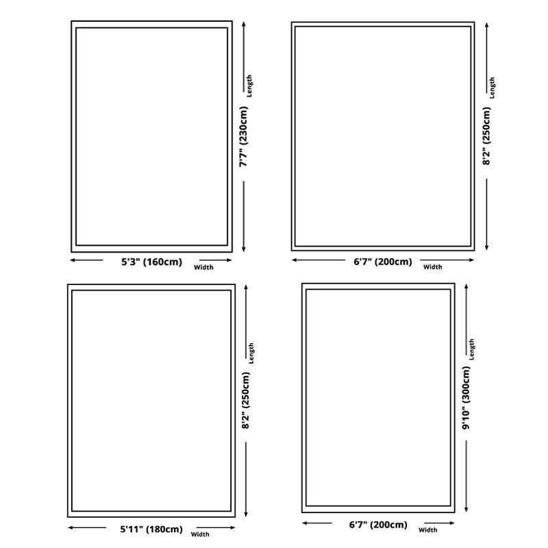 Grey Modern Rug Polyester Graphic Area Rug Non-Slip Backing Indoor Rug for Living Room