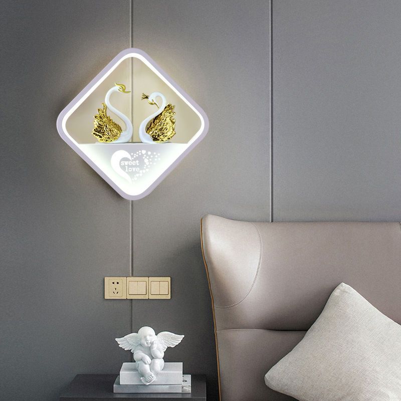Metal Wall Lights Modern Style 1 Light Wall Sconce for Children's Room