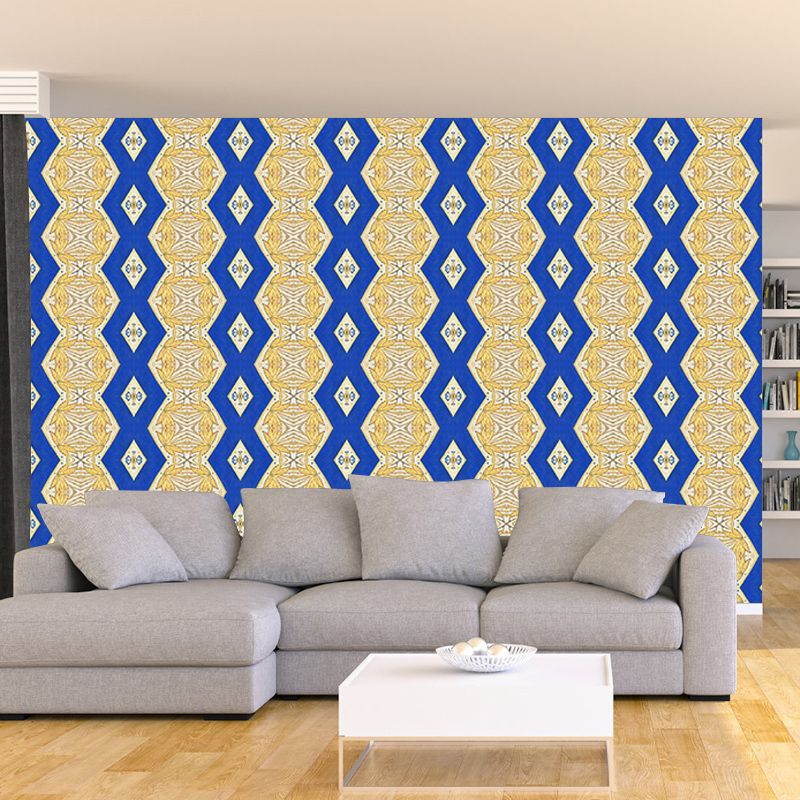 Geometry Illustration Mural Wallpaper Contemporary Living Room Decoration