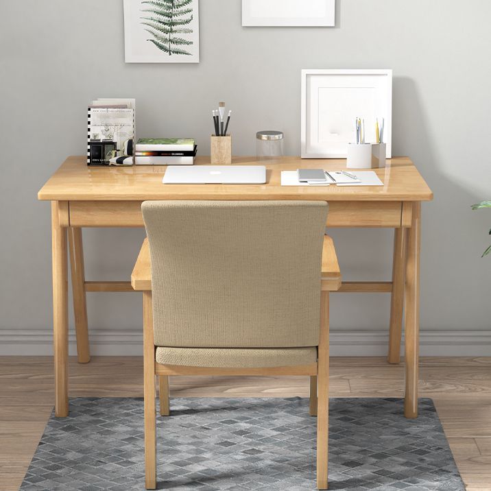 Chaise de salle à manger en bois de Style moderne, chaise simple à dossier solide avec bras de salle à manger pour cuisine