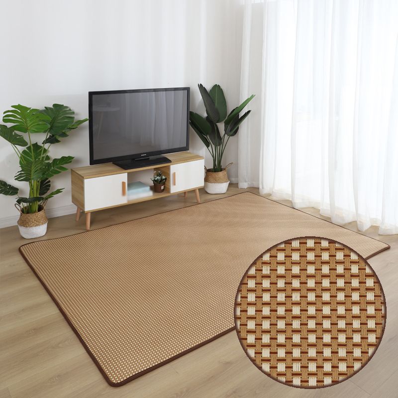 Brown Sisal Teppich Polyester Landes Teppich Waschbar Teppich für Wohnzimmer