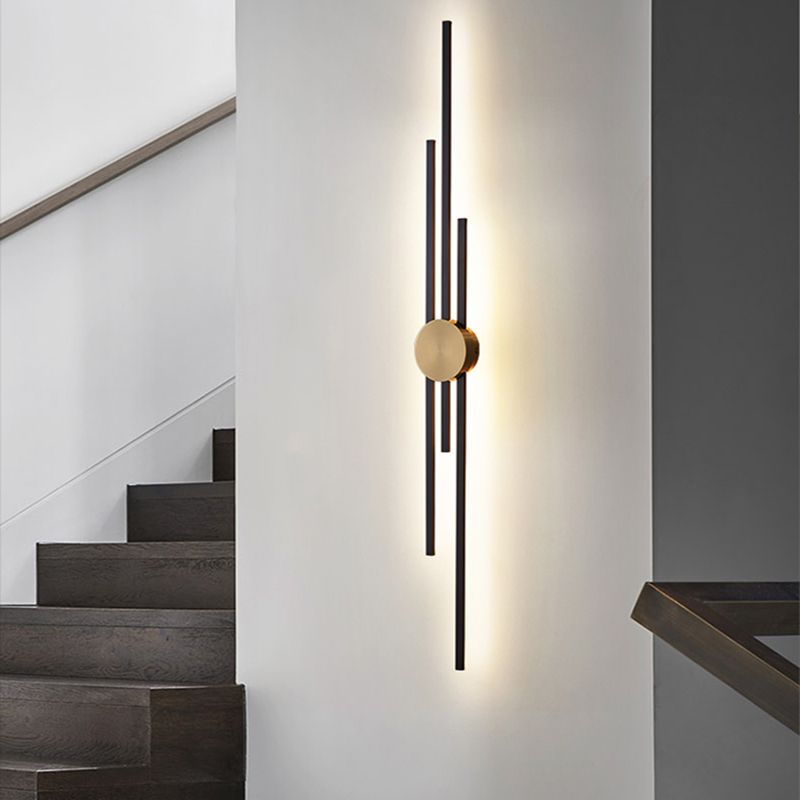 Multi Lights Metal Flush Mount Wall Sconce Modern Sconce Light Fixture for Living Room