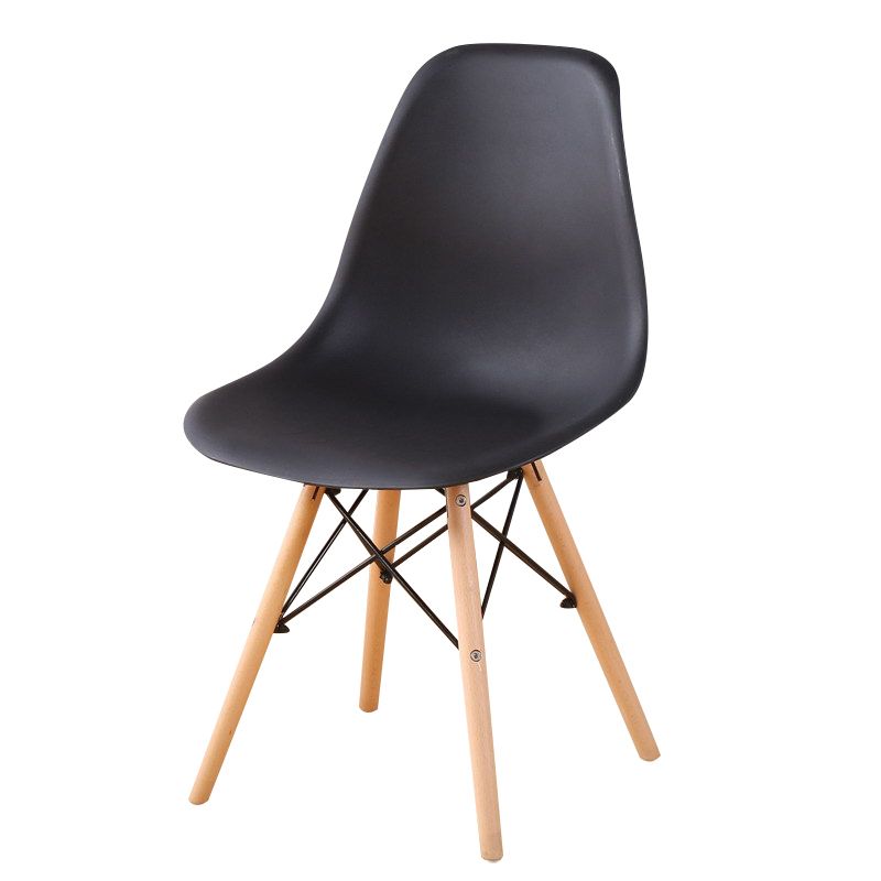 Chaise de salle de cuisine en bois industriel en bois