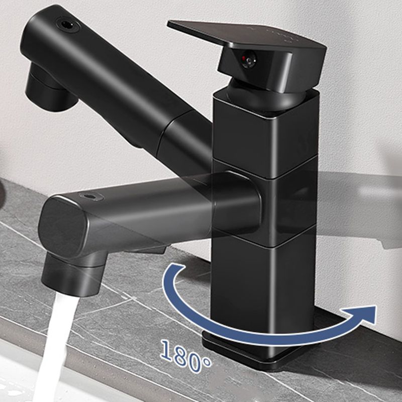 Bathroom Vessel Faucet Lever Handle 1 Hole Vessel Sink Faucet