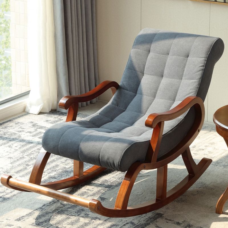 Mid-Century Recliner Chair Tufted Cushions Recliner Chair With A Lumbar Pillow