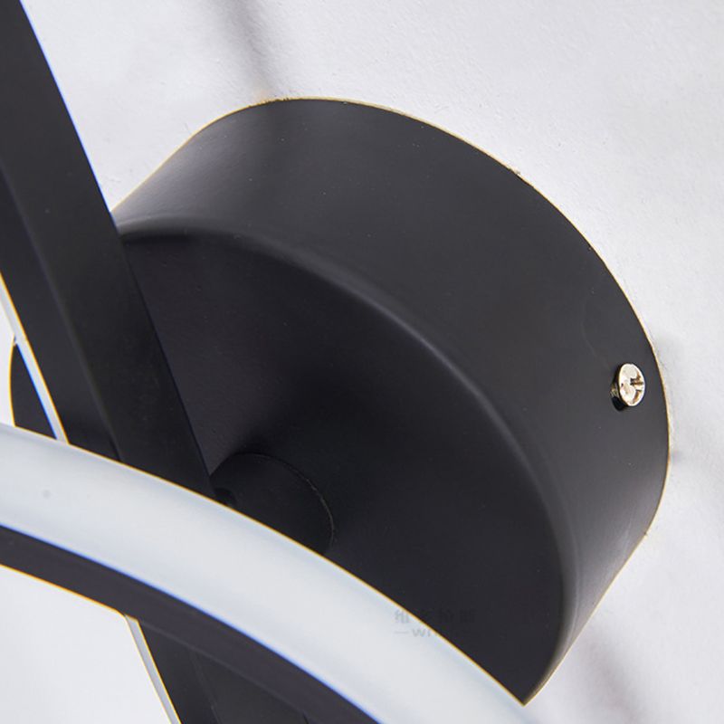 Sala de estar modernista pared apliques led lineal luz de pared simple montada en la pared