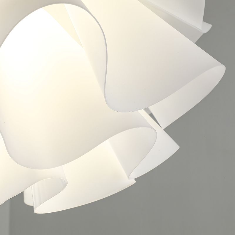 1-Light Pendant Lighting Modern Style Flower Shape Metal Hanging Lights