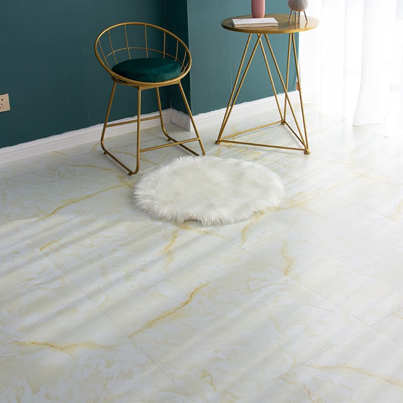 Modern Home Vinyl Flooring Peel and Stick Marble Print Square PVC Flooring