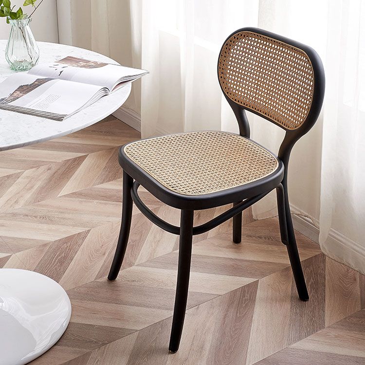 Silla tradicional de madera para comedor, cocina, silla lateral trasera King Louis