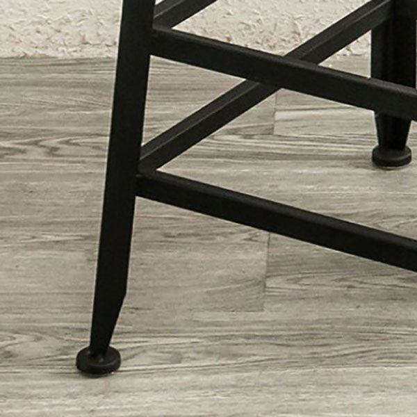 Industrial 1/2/9 Pieces Solid Wood Bar Table Set Fixed Bistro Set for Home Use