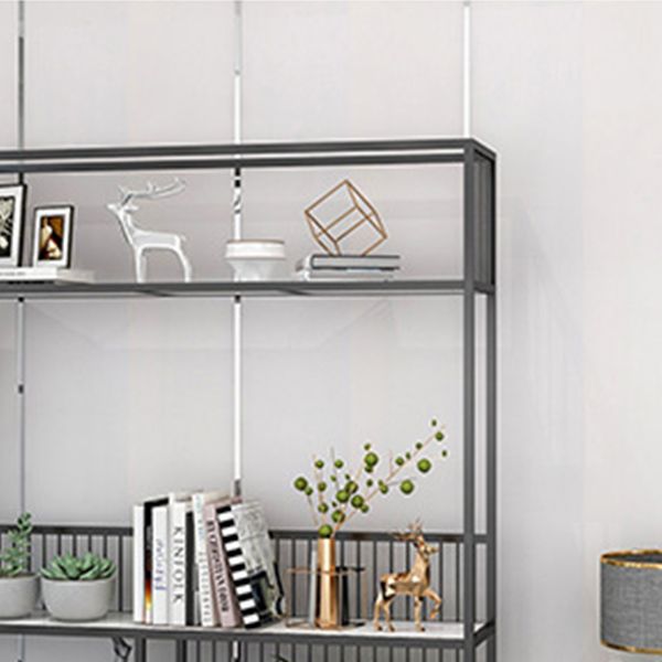 Open Back Shelf Bookcase 5 Levels with Rectangular Shelves Shelf 71" Tall