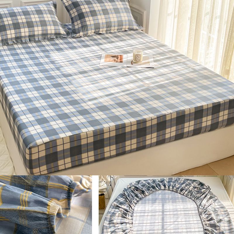 Breathable Bed Sheet Set 100 Cotton Percale Printed Bed Sheet Set