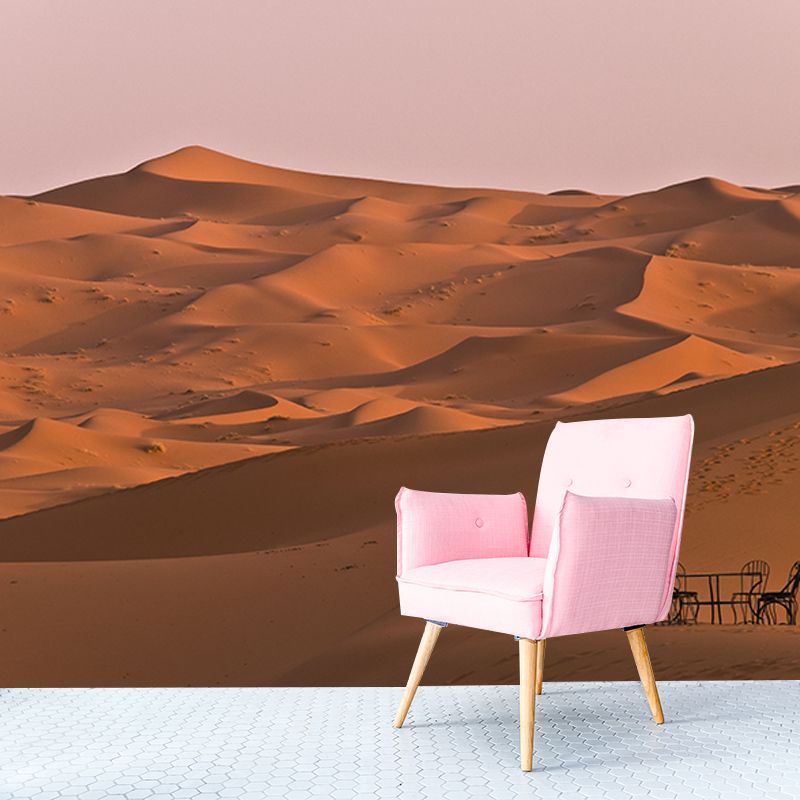 Dry Desert View Wall Mural Wallpaper Mildew Resistant Sitting Room Wall Decor
