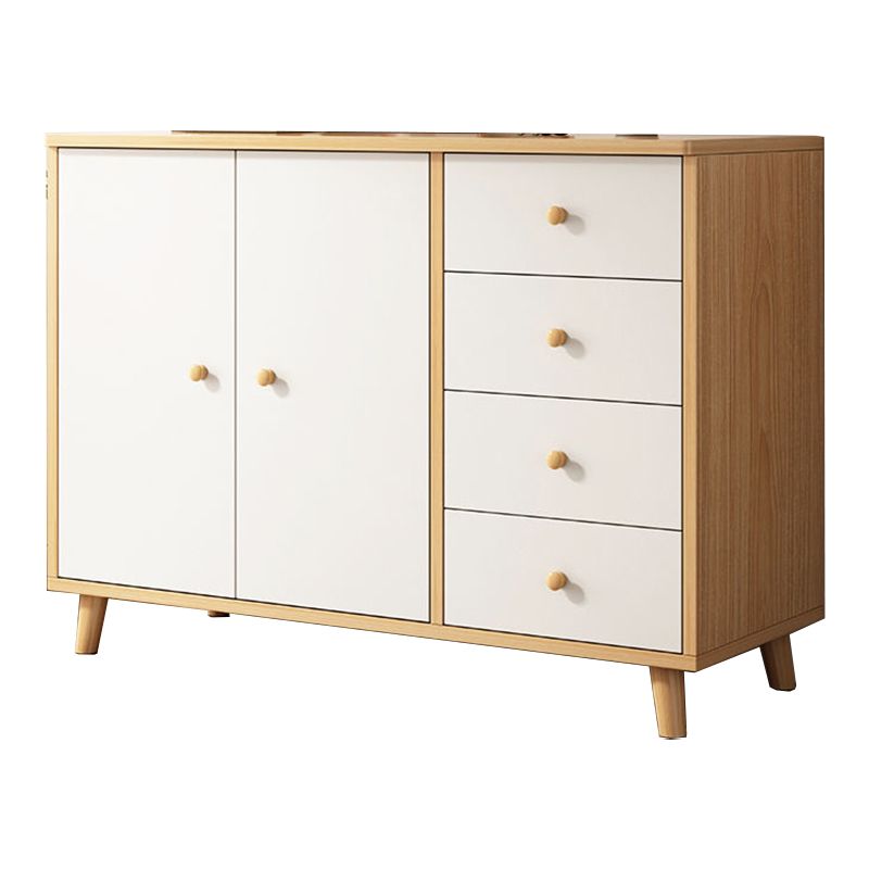 14.96" Wide Modern Wood Accent Chest with Drawer Rectangle Accent Cabinet