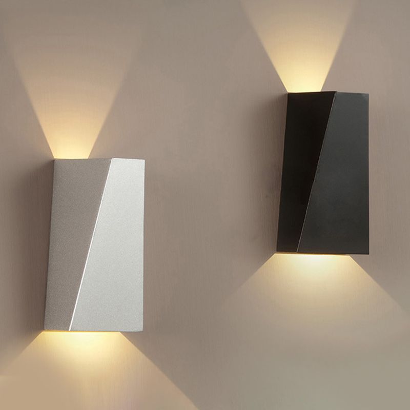 Nordic Style Aluminum Wall Light Trapezoid Shape LED Wall Lamp for Outdoor