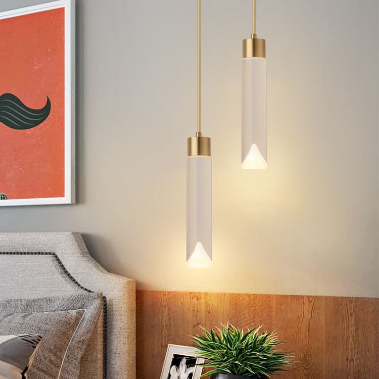 K9 Crystal Cylindric Pendant Lighting Simplicity Finis Finis Finis Plafond