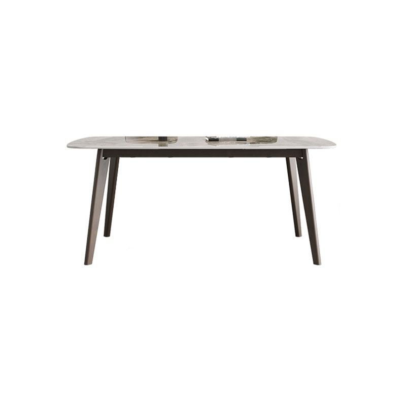 Modern Solid Wood Dining Table Rectangle Dining Table for Dining Room