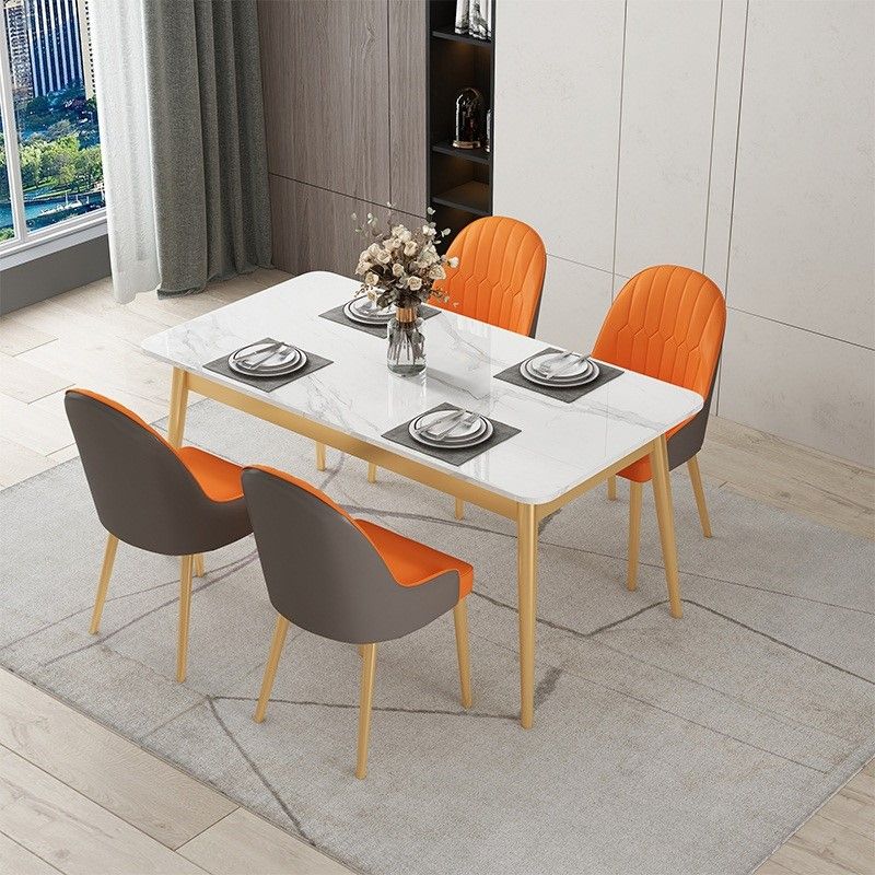 Traditional Luxury Rectangle Dining Collection 4-foot Stone Furniture