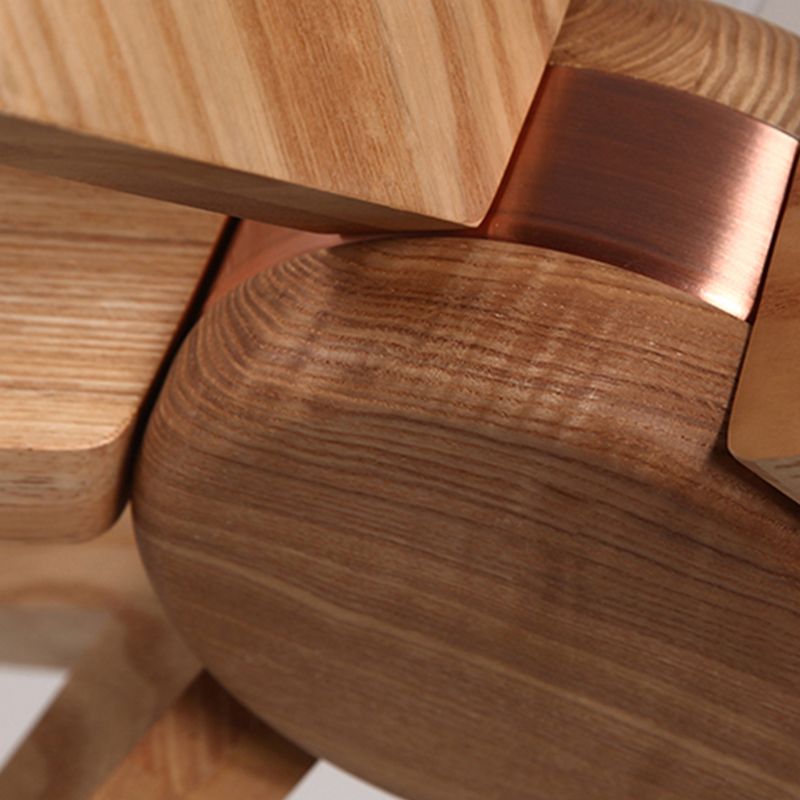 Eigentijdse sputnik kroonluchter hanglamp 12 lichten acryl led hangend plafondlicht met houten schaduw