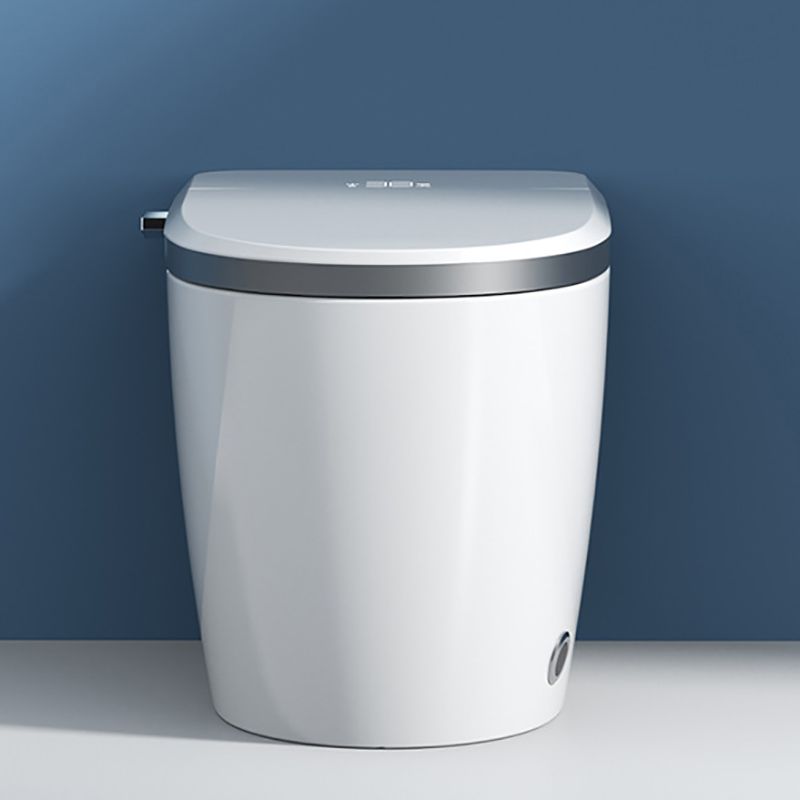 Contemporary Siphon Jet Toilet Bowl All-In-One Toilet with Vitreous China