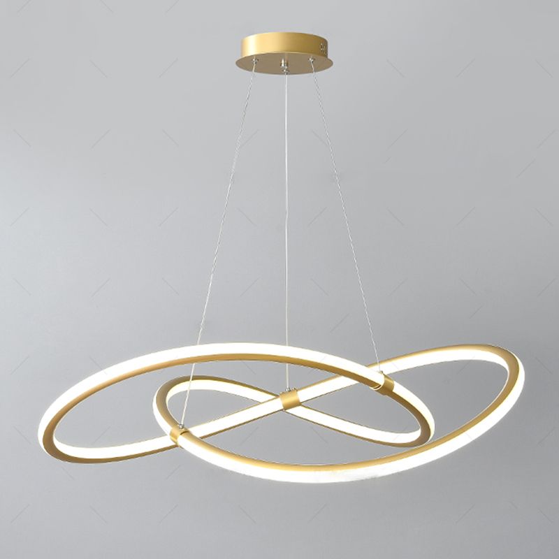 2 kleur optioneel moderne kroonluchter gedraaid kroonluchter voor slaapkamer in de woonkamer