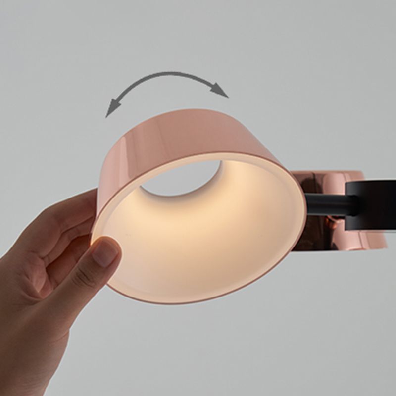 Postmodern Style Chandelier Light Fixture Metal Rose Gold Pendant Light for Living Room