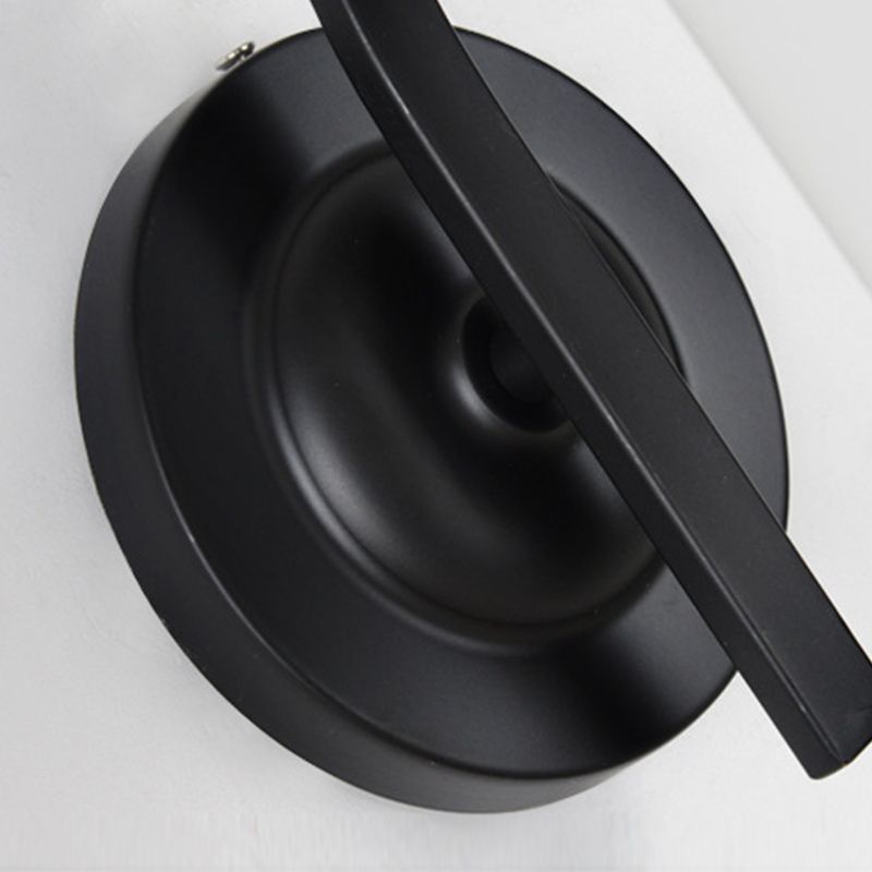 Cylindre Blanc Verre murale de montant lampe 1-LIGHT VINTAGE ÉCLAIRAGE MUR NOIR VINTATION POUR LA CHAMBRE