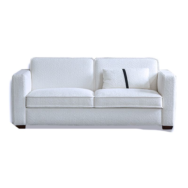 37" Wide Scandinavian Sofa Futon Foldable Upholstered Sleeper Sofa