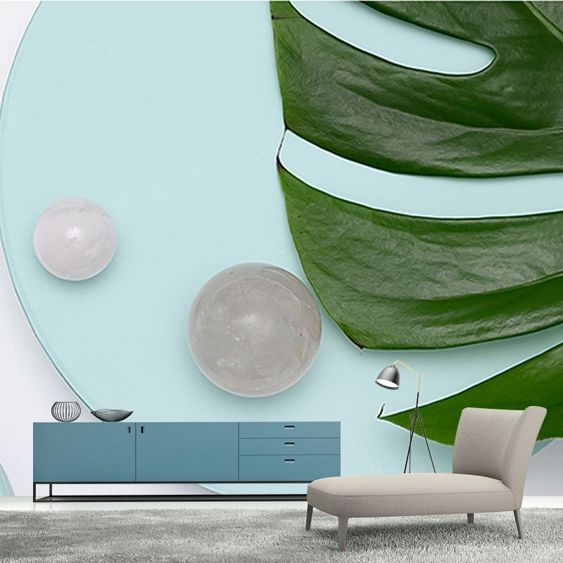 Decal Nature Tropical Plant Monstera Mural for Meeting Room Water Resistant, Custom Size