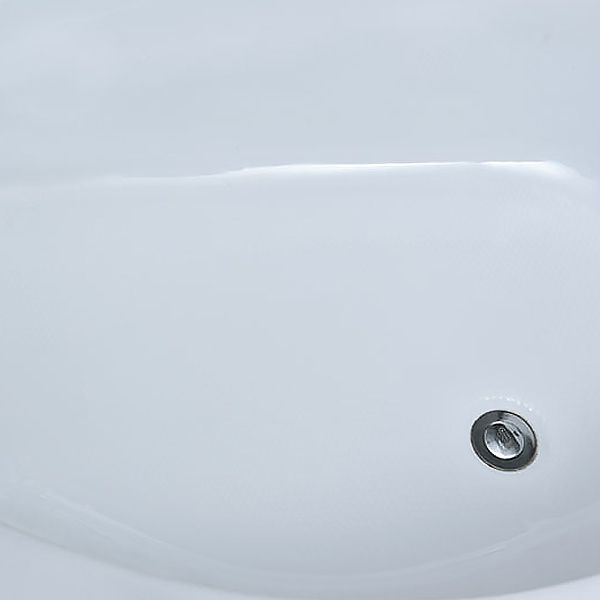 Corner Soaking Acrylic Bathtub Antique Finish Back to Wall Bath Tub