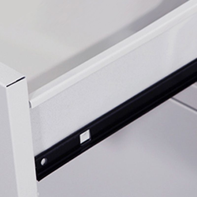 Grey Steel Wardrobe Armoire Contemporary Hinged Wardrobe Cabinet