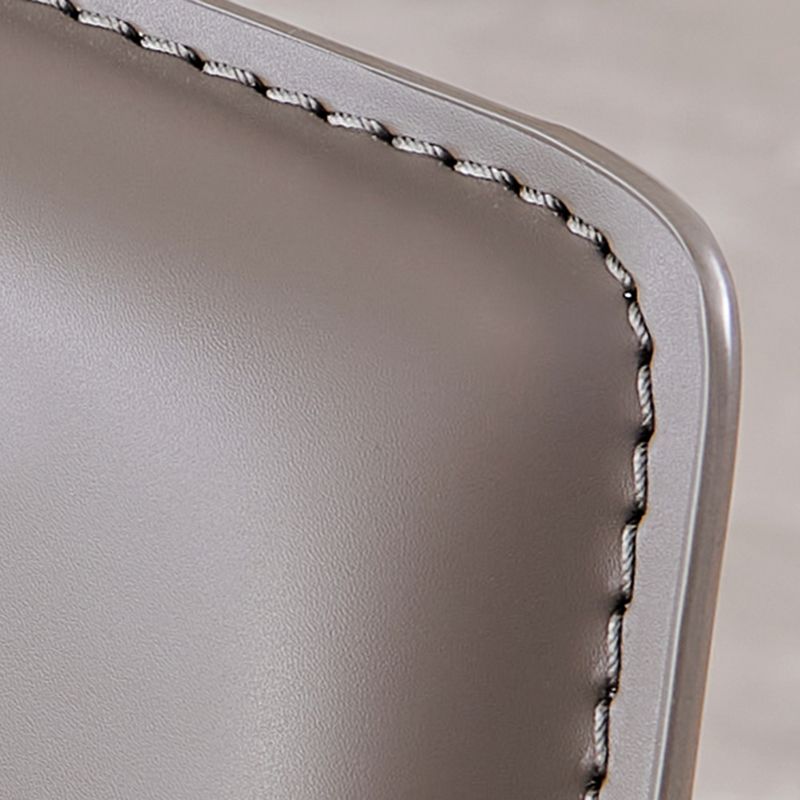 Modern Style Dining Chair Armless Dining Chairs with Metal Legs for Kitchen