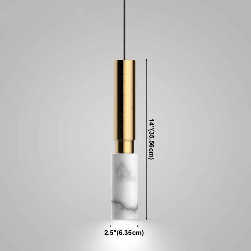 Pendre en pierre géométrique Light Modern Style Hanging Light pour le salon