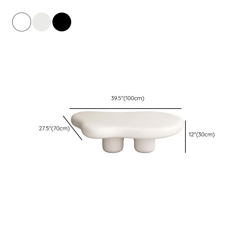 Modern No Distressing End Table Naturally Shaped Side Table for Living Room