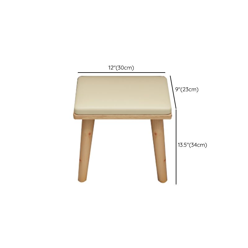Scandinavian Dressing Table with Mirror and Drawer Solid Wood