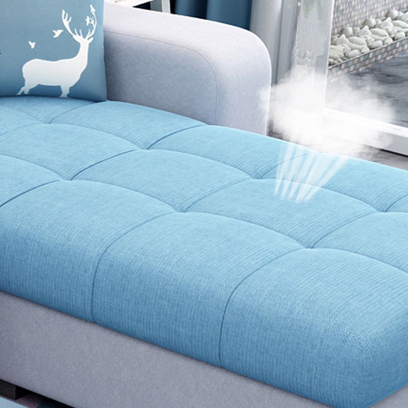 Modular 3-Seater Furniture Sectionals with Storage for Living Room